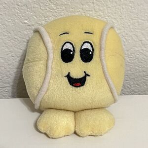 Vintage Curto Toy Mfg Nasdaq-100 Open Tennis Ball Plush Stuffed Toy